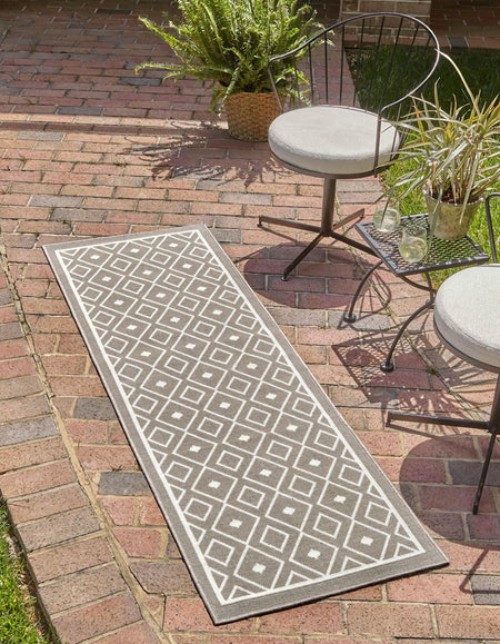 Seaside Lattice Collection Area Rug - Brighton