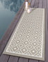 Seaside Lattice Collection Area Rug - Brighton