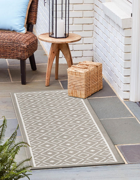 Seaside Lattice Collection Area Rug - Brighton