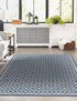 Seaside Lattice Collection Area Rug - Brighton