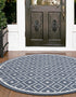 Seaside Lattice Collection Area Rug - Brighton