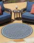 Seaside Lattice Collection Area Rug - Brighton