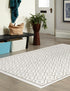 Seaside Lattice Collection Area Rug - Brighton