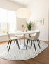 Seaside Lattice Collection Area Rug - Brighton