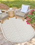 Seaside Lattice Collection Area Rug - Brighton