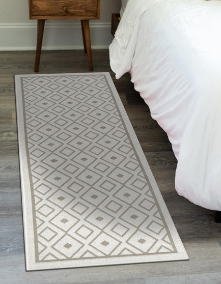 Seaside Lattice Collection Area Rug - Brighton