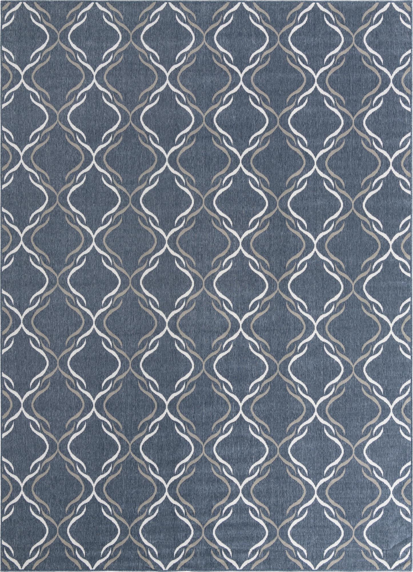 Seaside Lattice Collection Area Rug -  Hastings