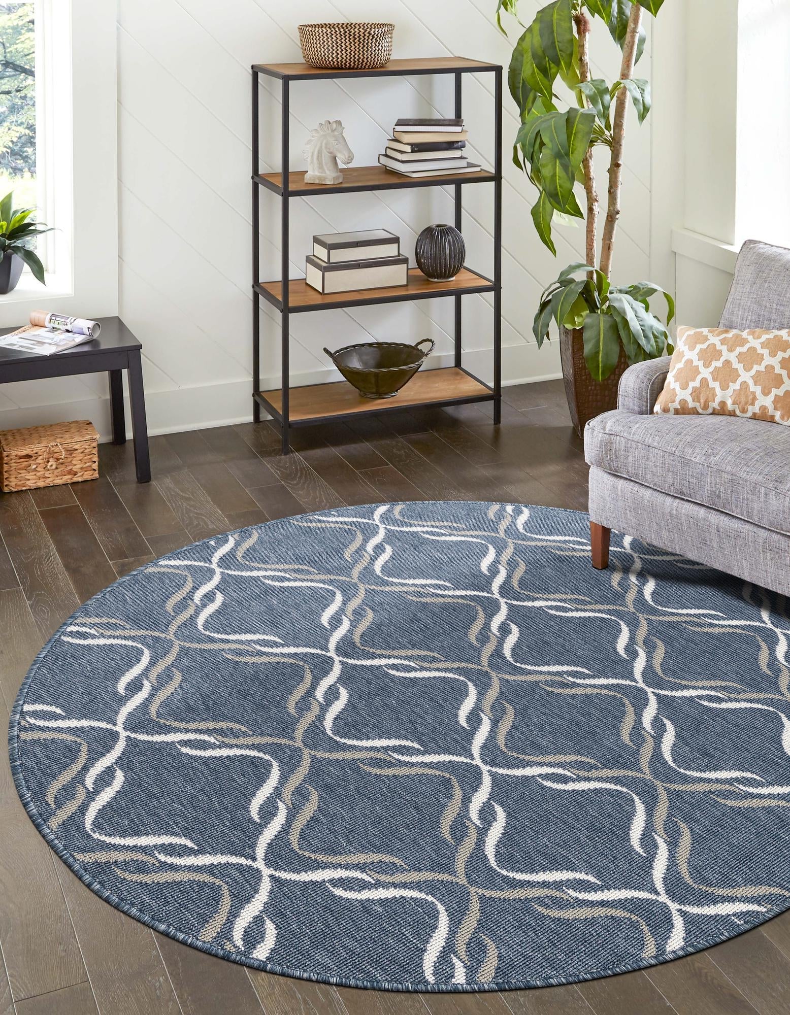 Seaside Lattice Collection Area Rug -  Hastings