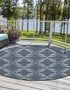 Seaside Lattice Collection Area Rug -  Hastings