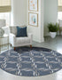 Seaside Lattice Collection Area Rug -  Hastings