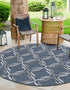 Seaside Lattice Collection Area Rug -  Hastings