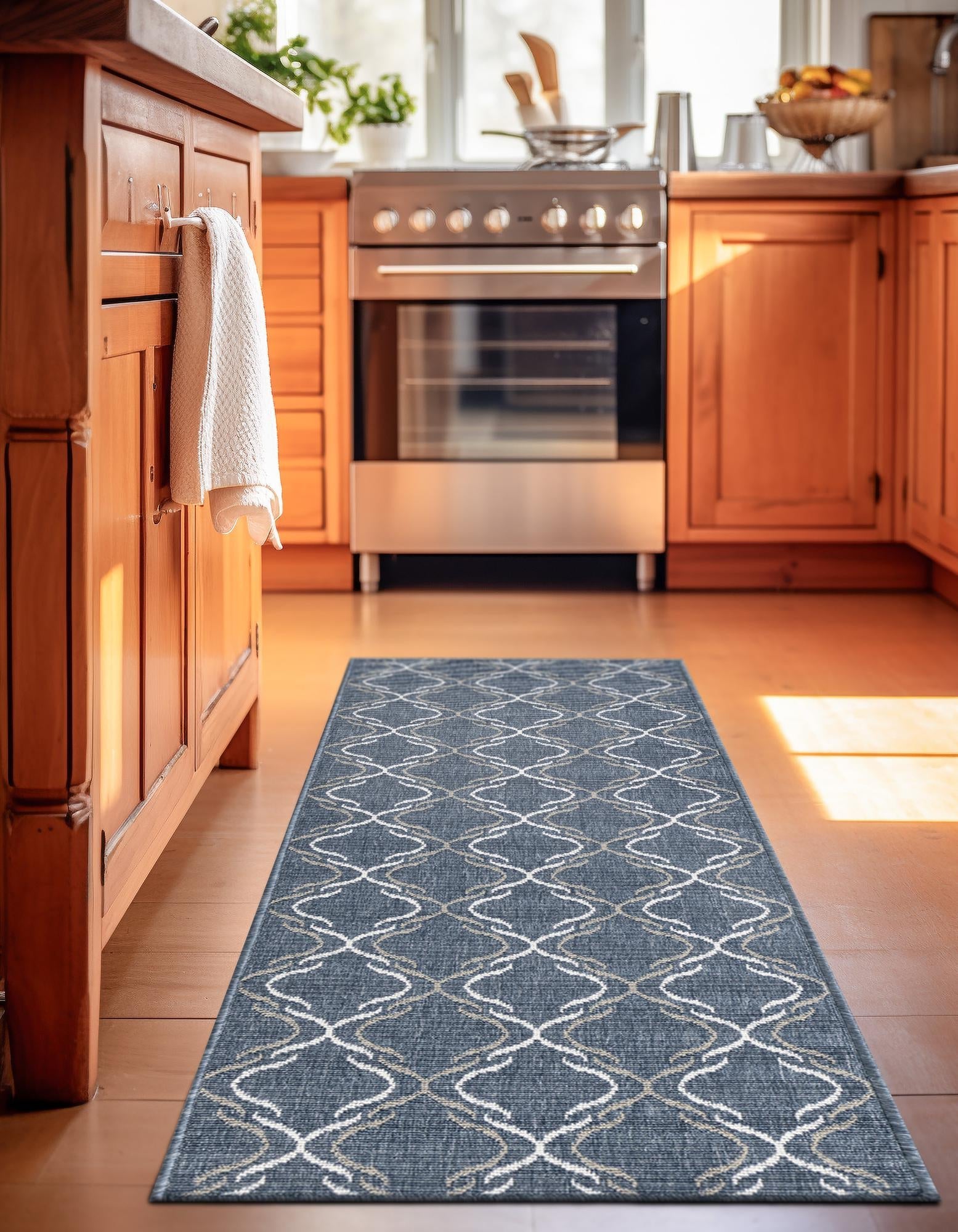 Seaside Lattice Collection Area Rug -  Hastings