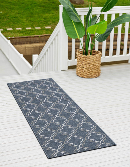 Seaside Lattice Collection Area Rug -  Hastings