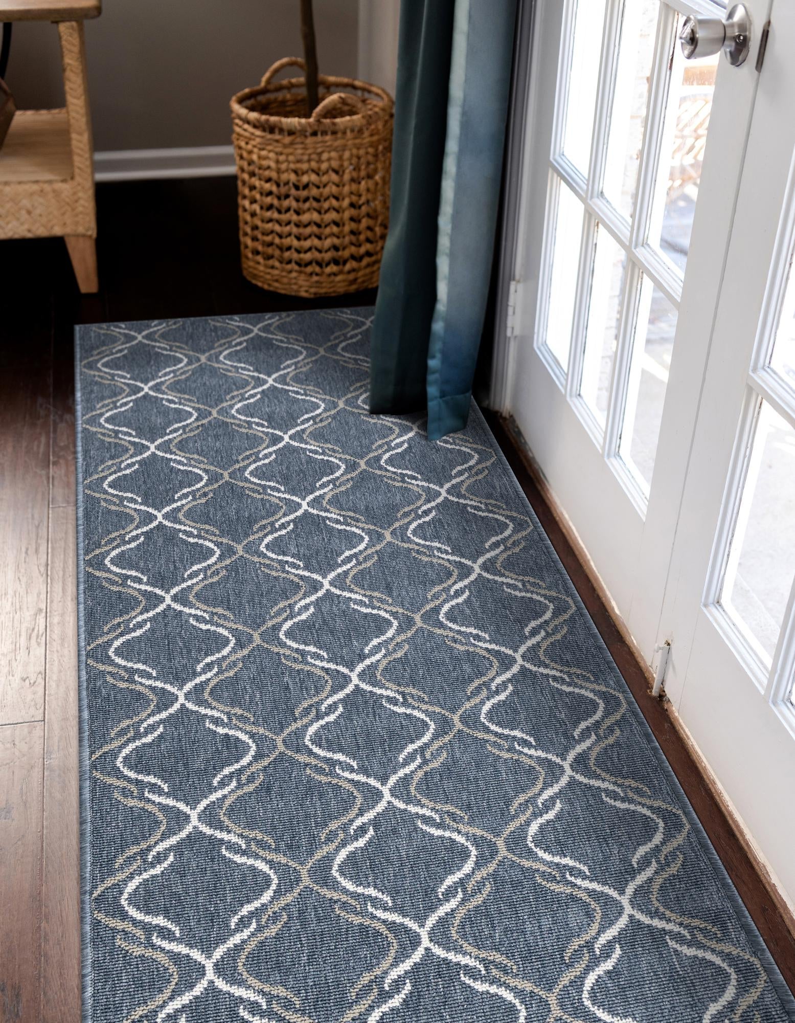 Seaside Lattice Collection Area Rug -  Hastings