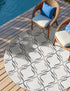 Seaside Lattice Collection Area Rug -  Hastings