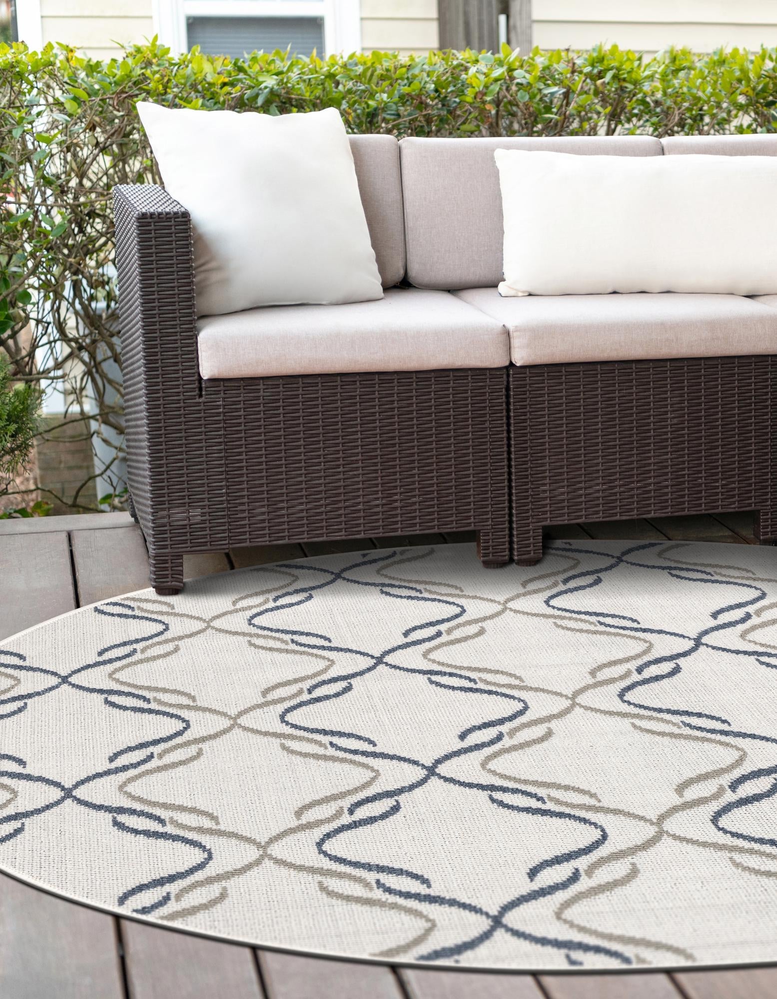 Seaside Lattice Collection Area Rug -  Hastings