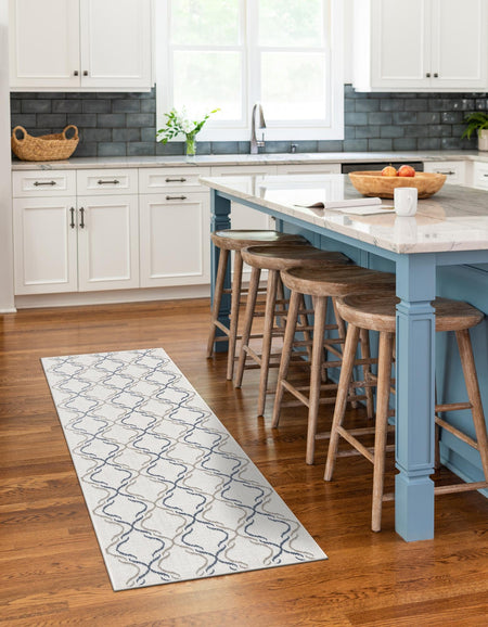 Seaside Lattice Collection Area Rug -  Hastings