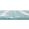 Seaside Lattice Collection Area Rug -  Margate Rectangle Teal  lifestyle 65