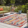 Urban Terrace Collection Area Rug -  Arcade Rectangle Multi  lifestyle 15