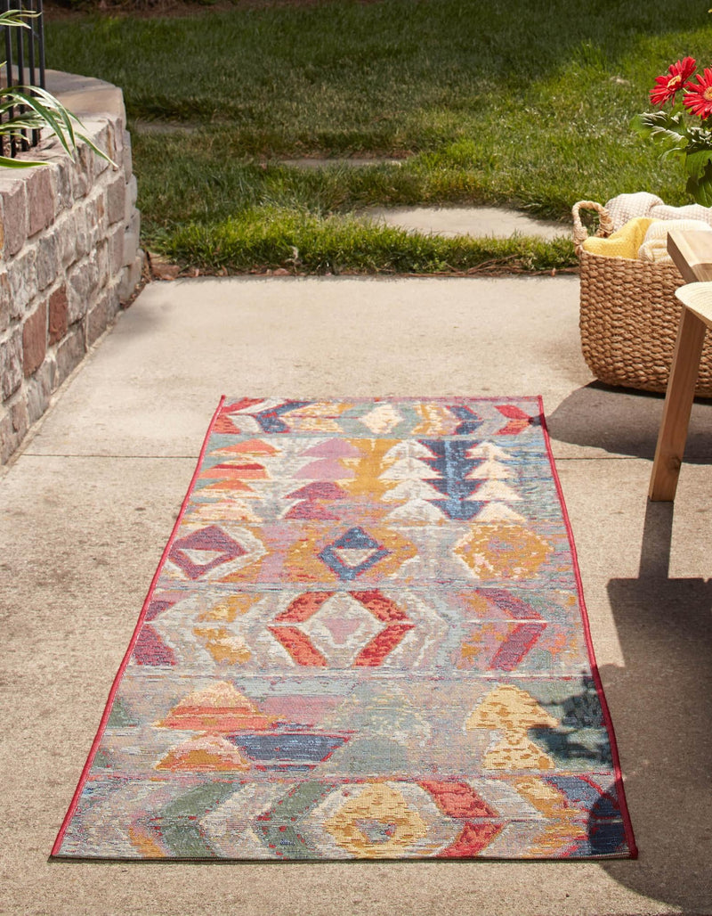 Urban Terrace Collection Area Rug -  Arcade Runner Multi  lifestyle 29