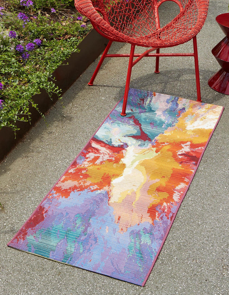 Urban Terrace Collection Area Rug -  Laneway Runner Multi  lifestyle 21