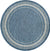 Patio Perimeter Collection Area Rug - Veranda (Blue) Round Blue Main