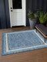 Terrace Fringe Collection Area Rug - Veranda (Blue)