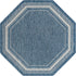 Terrace Fringe Collection Area Rug - Veranda (Blue)