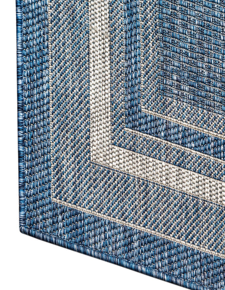 Terrace Fringe Collection Area Rug - Veranda (Blue)