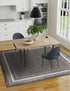 Terrace Fringe Collection Area Rug - Veranda (Black)