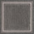 Patio Perimeter Collection Area Rug - Veranda (Black) Square Black Main