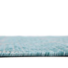 Garden Lattice Oasis Collection Area Rug - Arbor (Aquamarine) Runner Aquamarine  lifestyle 13