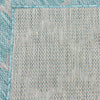 Garden Lattice Oasis Collection Area Rug - Arbor (Aquamarine) Runner Aquamarine  lifestyle 17