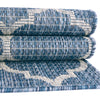 Garden Lattice Oasis Collection Area Rug - Arbor (Navy Blue) Octagon Navy Blue  lifestyle 12