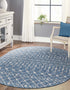 Seaside Lattice Collection Area Rug -  Pergola (Blue)