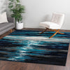 Urban Oasis Collection Area Rug -  Flushing Square Navy Blue  lifestyle 88