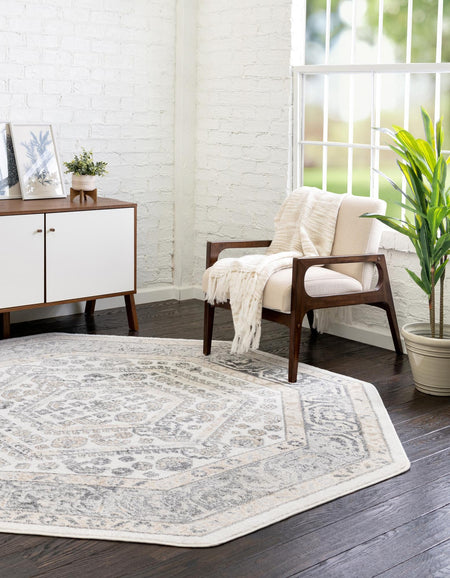 Adriana Terrace Collection Area Rug - Capri (Ivory)