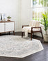 Adriana Terrace Collection Area Rug - Capri (Ivory)