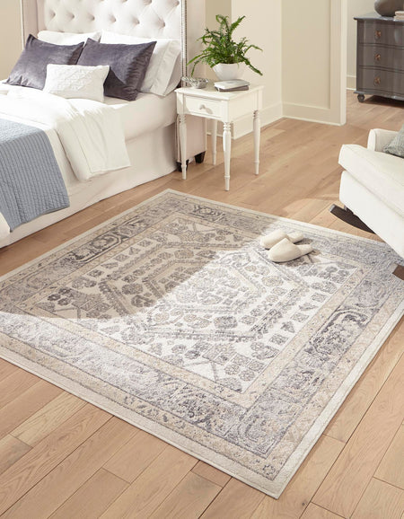 Adriana Terrace Collection Area Rug - Capri (Ivory)