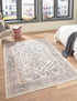 Adriana Terrace Collection Area Rug - Capri (Ivory)