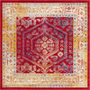 Adriana Terrace Collection Area Rug - Capri (Magenta) Square Magenta  lifestyle 3