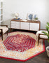 Adriana Terrace Collection Area Rug - Capri (Magenta)