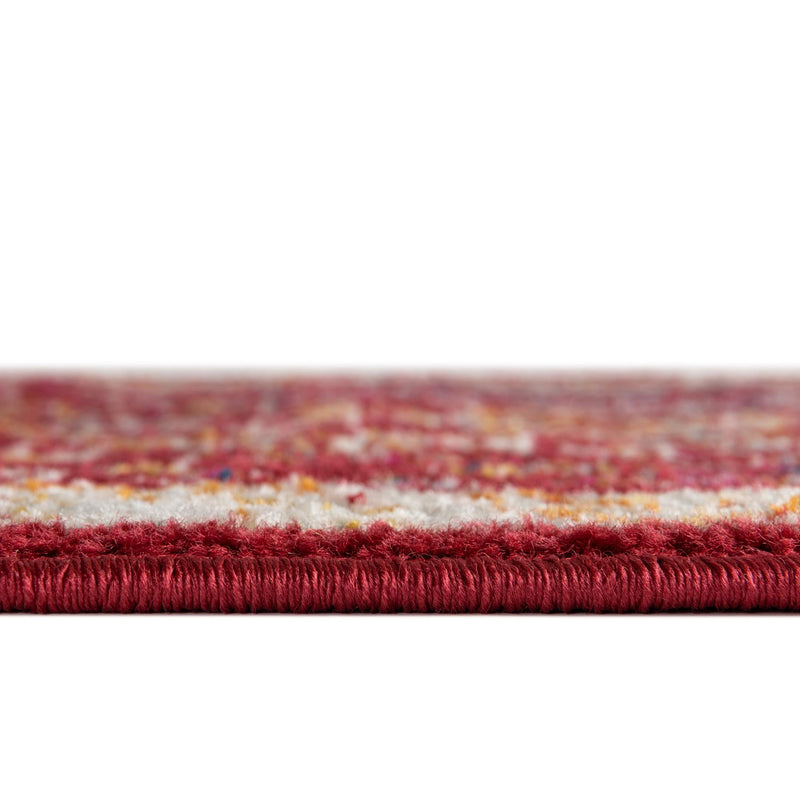 Adriana Terrace Collection Area Rug - Capri (Magenta) Oval Magenta  lifestyle 18