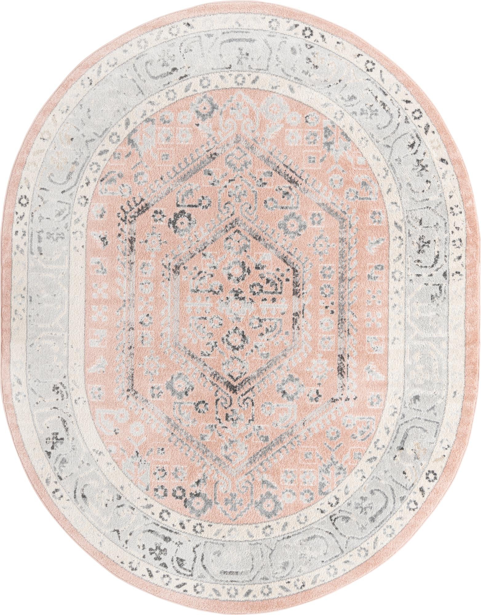 Adriana Terrace Collection Area Rug - Capri (Rose)