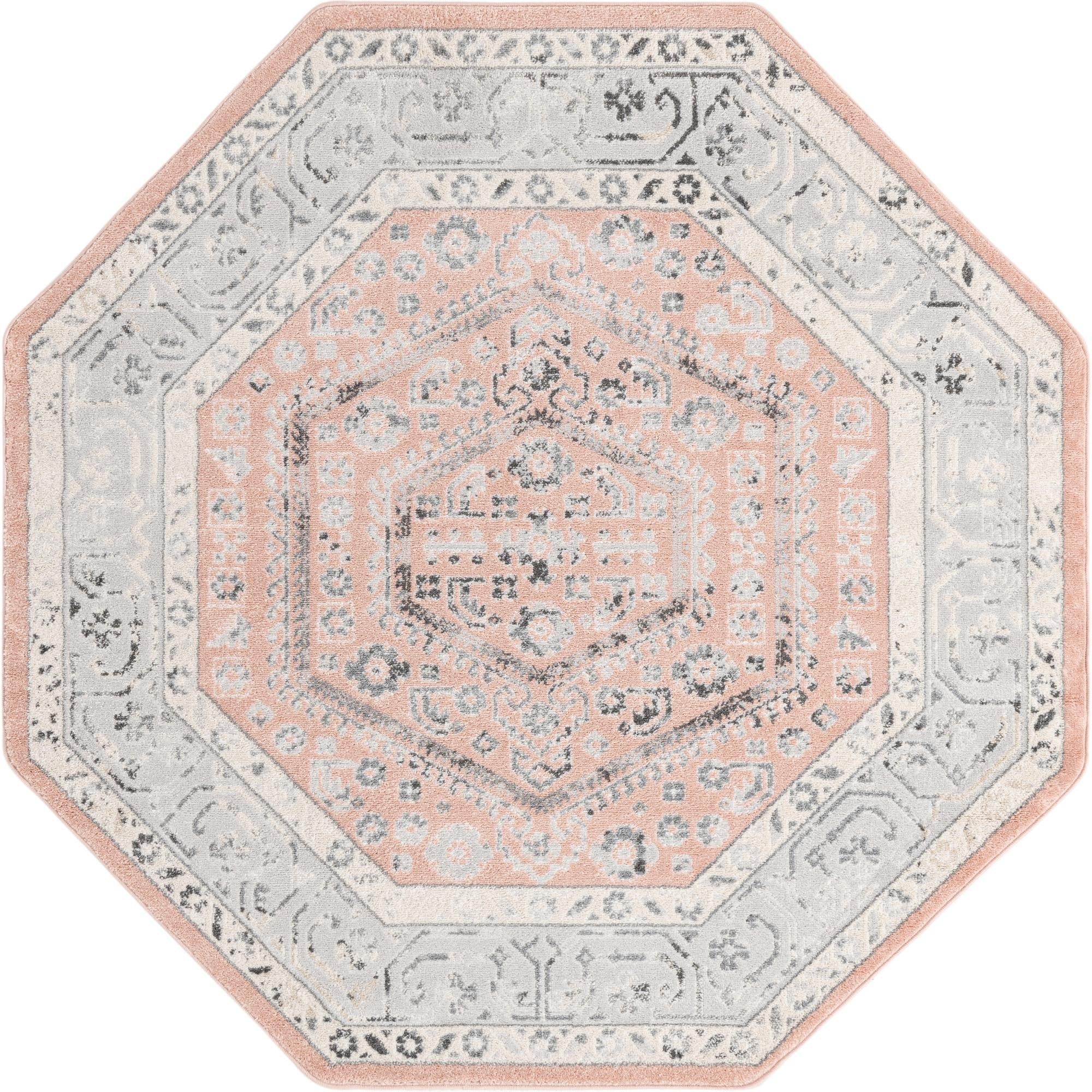 Adriana Terrace Collection Area Rug - Capri (Rose)