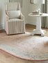 Adriana Terrace Collection Area Rug - Capri (Rose)