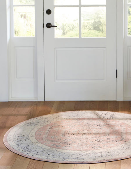 Adriana Terrace Collection Area Rug - Capri (Rose)