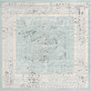 Adriana Terrace Collection Area Rug - Capri (Aqua) Square Aqua  lifestyle 3