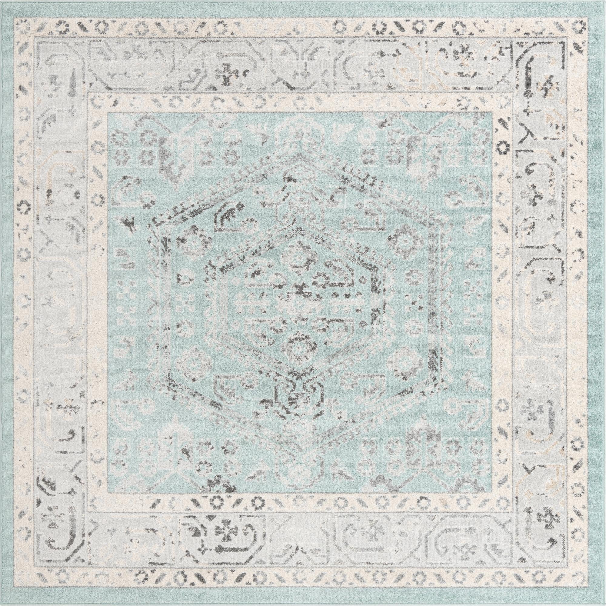 Adriana Terrace Collection Area Rug - Capri (Aqua)