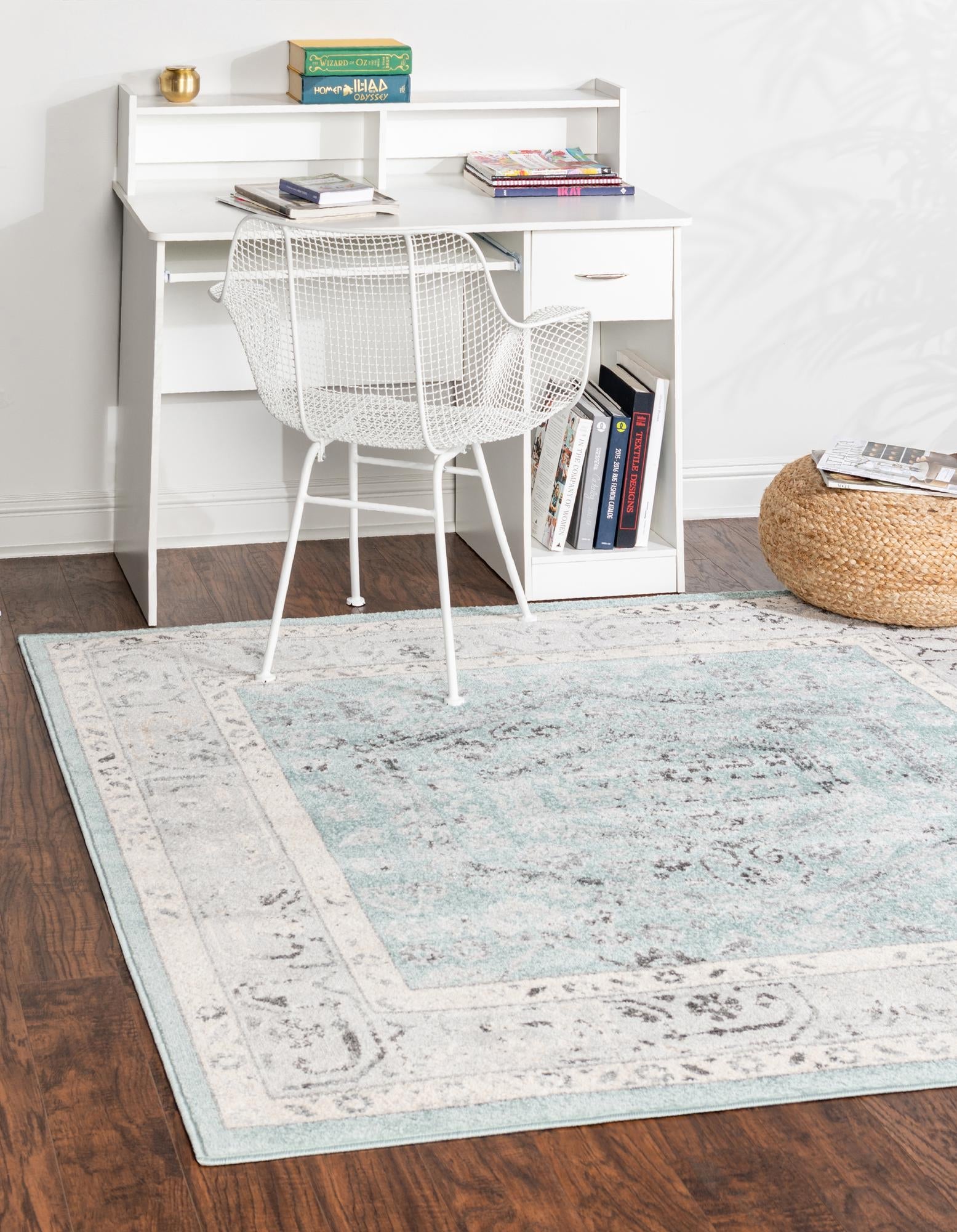 Adriana Terrace Collection Area Rug - Capri (Aqua)